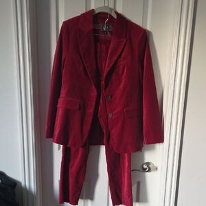 GAP Rich Red Velvet Men's Suit